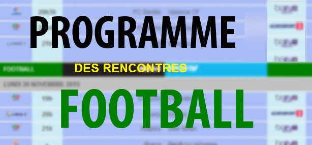 programme de la semaine