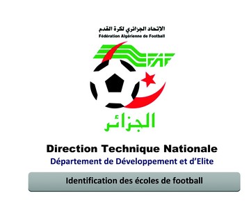 FICHE D'IDENTIFICATION DES ECOLES DE FOOTBALL
